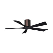Load image into Gallery viewer, Irene IR5H Indoor / Outdoor Ceiling Fan in Brushed Bronze/Matte Black (52-Inch).
