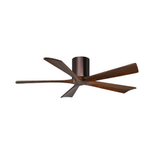 Load image into Gallery viewer, Irene IR5H Indoor / Outdoor Ceiling Fan in Brushed Bronze/Walnut (52-Inch).
