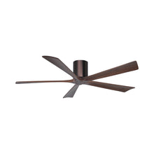 Load image into Gallery viewer, Irene IR5H Indoor / Outdoor Ceiling Fan in Brushed Bronze/Walnut (60-Inch).
