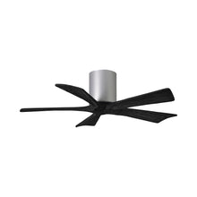 Load image into Gallery viewer, Irene IR5H Indoor / Outdoor Ceiling Fan in Brushed Nickel/Matte Black (42-Inch).
