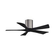 Load image into Gallery viewer, Irene IR5H Indoor / Outdoor Ceiling Fan in Brushed Pewter/Matte Black (42-Inch).
