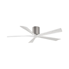 Load image into Gallery viewer, Irene IR5H Indoor / Outdoor Ceiling Fan in Brushed Pewter/Matte White (60-Inch).
