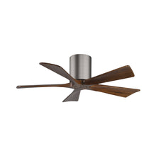 Load image into Gallery viewer, Irene IR5H Indoor / Outdoor Ceiling Fan in Brushed Pewter/Walnut (42-Inch).
