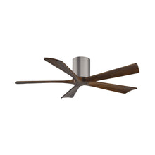 Load image into Gallery viewer, Irene IR5H Indoor / Outdoor Ceiling Fan in Brushed Pewter/Walnut (52-Inch).
