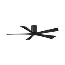 Load image into Gallery viewer, Irene IR5H Flush Mount Ceiling Fan in Matte Black/Matte Black (60-Inch).
