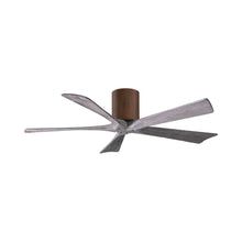 Load image into Gallery viewer, Irene IR5H Flush Mount Ceiling Fan in Walnut/Barn Wood (52-Inch).
