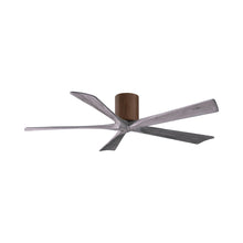 Load image into Gallery viewer, Irene IR5H Flush Mount Ceiling Fan in Walnut/Barn Wood (60-Inch).
