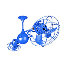 Load image into Gallery viewer, Italo Ventania Ceiling Fan in Agua Marinha/Metal.
