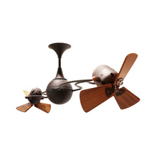 Load image into Gallery viewer, Italo Ventania Ceiling Fan in Bronzette/Wood.
