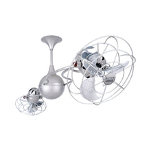 Load image into Gallery viewer, Italo Ventania Ceiling Fan in Brushed Nickel/Metal.
