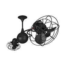 Load image into Gallery viewer, Italo Ventania Ceiling Fan in Matte Black/Metal.
