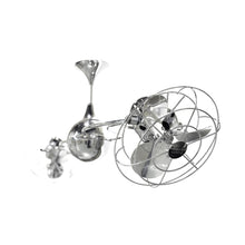 Load image into Gallery viewer, Italo Ventania Ceiling Fan in Polished Chrome/Metal.
