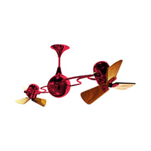 Load image into Gallery viewer, Italo Ventania Ceiling Fan in Rubi/Wood.
