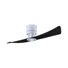 Load image into Gallery viewer, Lindsay LED Ceiling Fan in Matte White/Matte Black.
