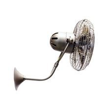 Load image into Gallery viewer, Michelle Parede Wall Fan in Brushed Nickel.
