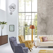 Load image into Gallery viewer, Michelle Parede Wall Fan in living room.
