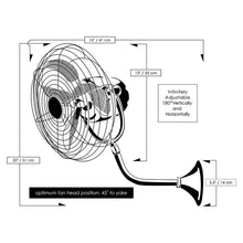 Load image into Gallery viewer, Michelle Parede Wall Fan - line drawing.
