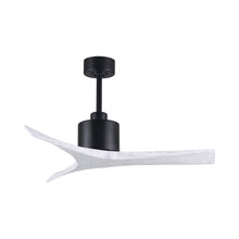 Load image into Gallery viewer, Mollywood Indoor / Outdoor Ceiling Fan in Matte Black/Matte White (42-Inch).
