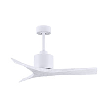 Load image into Gallery viewer, Mollywood Indoor / Outdoor Ceiling Fan in Matte White/Matte White (42-Inch).
