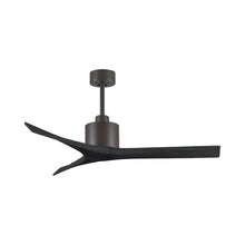 Load image into Gallery viewer, Mollywood Indoor / Outdoor Ceiling Fan in Textured Bronze/Matte Black (52-Inch).
