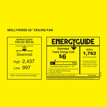 Load image into Gallery viewer, Mollywood Indoor / Outdoor Ceiling Fan.
