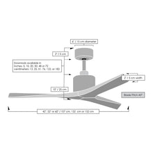 Load image into Gallery viewer, Mollywood Indoor / Outdoor Ceiling Fan - line drawing.
