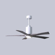 Load image into Gallery viewer, Patricia 5 Indoor / Outdoor LED Ceiling Fan in Detail.
