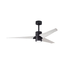 Load image into Gallery viewer, Super Janet LED Ceiling Fan in Matte Black/Matte White (60-Inch).
