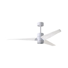 Load image into Gallery viewer, Super Janet LED Ceiling Fan in White/Matte White (60-Inch).
