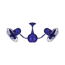Load image into Gallery viewer, Vent-Bettina Ceiling Fan in Blue/Metal.
