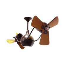 Load image into Gallery viewer, Vent-Bettina Ceiling Fan in Bronzette/Solid Mahogany Wood.
