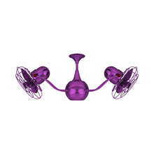 Load image into Gallery viewer, Vent-Bettina Ceiling Fan in Light Purple/Metal.
