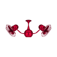 Load image into Gallery viewer, Vent-Bettina Ceiling Fan in Red/Metal.
