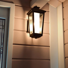 Load image into Gallery viewer, Aberdeen Outdoor Wall Light in Outside Area.
