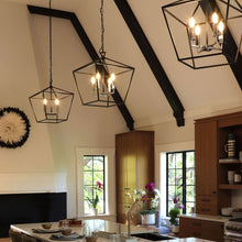Load image into Gallery viewer, Abode Chandelier in dining room.
