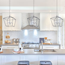 Load image into Gallery viewer, Abode Chandelier in dining room.
