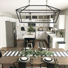 Load image into Gallery viewer, Abode Linear Suspension Light in dining room.
