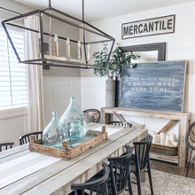 Load image into Gallery viewer, Abode Linear Suspension Light in dining room.
