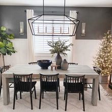 Load image into Gallery viewer, Abode Linear Suspension Light in dining room.
