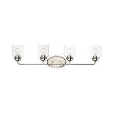 Load image into Gallery viewer, Acadia Bath Vanity Light in Satin Nickel (4-Light).
