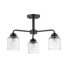 Load image into Gallery viewer, Acadia Chandelier in Black (3-Light).
