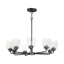 Load image into Gallery viewer, Acadia Chandelier in Black (8-Light).
