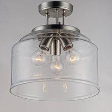 Load image into Gallery viewer, Acadia Semi Flush Mount Ceiling Light in Detail.
