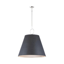 Load image into Gallery viewer, Acoustic Pendant Light in Polished Nickel/Black (Large).
