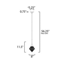 Load image into Gallery viewer, Adorn Mini Pendant Light - line drawing.
