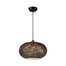 Load image into Gallery viewer, Bali Outdoor Pendant Light in Chocolate (Small).
