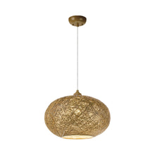 Load image into Gallery viewer, Bali Outdoor Pendant Light in Natural (Small).
