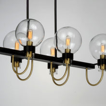 Load image into Gallery viewer, Bauhaus Linear Suspension Light in Detail.
