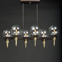 Load image into Gallery viewer, Bauhaus Linear Suspension Light in Detail.
