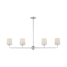 Load image into Gallery viewer, Bristol Linear Pendant Light in Satin Nickel.

